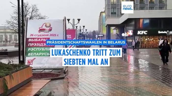 Video: Belarus: Amtsinhaber Lukaschenko kandidiert für eine siebte Amtszeit