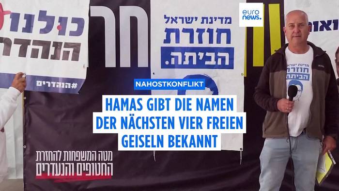 News video: Vier israelische Soldatinnen sollen am Samstag freikommen