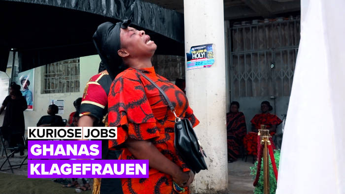 News video: Kuriose Jobs: Ghanas Klagefrauen