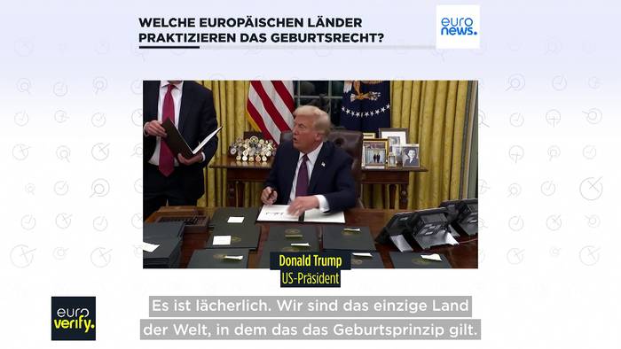 News video: Faktencheck: Wo gilt das Geburtsortsprinzip?