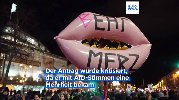 News video: Hunderte protestieren in Berlin gegen verschärfte Migrationspolitik