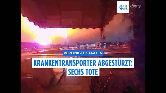 Video: Krankentransporter in Philadelphia abgestürzt: Sechs Tote, darunter ein Kind