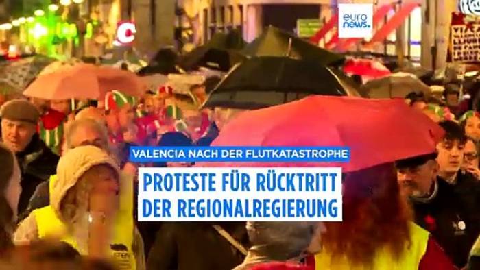 News video: Valencia: Zehntausende fordern weiterhin Rücktritt der Regionalregierung