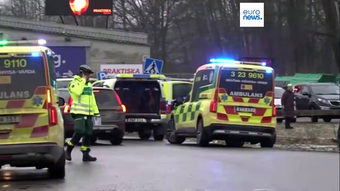 Video: Schießerei an einer schwedischen Schule: 10 Tote