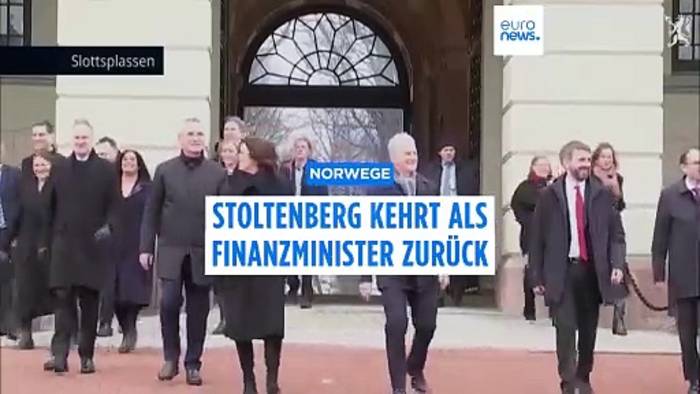 News video: Ehemaliger NATO-Chef Jens Stoltenberg wird neuer Finanzminister Norwegens