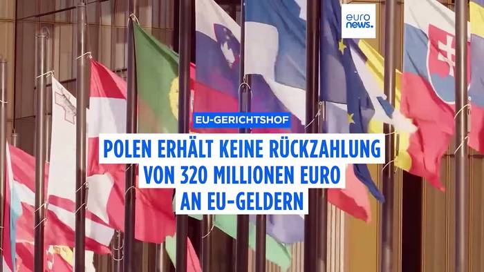 News video: Polen: EU-Gericht bestätigt Geldstrafe über 320 Millionen Euro wegen umstrittener Justizreform