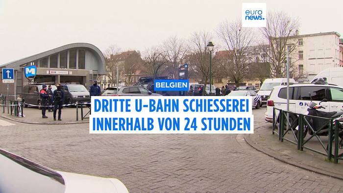 News video: Neue Schießerei an Brüsseler U-Bahn-Station: Ein Verletzter