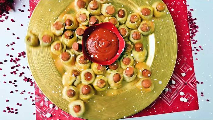 Video: Weihnachtsleckereien: Würstchen im Schlafrock