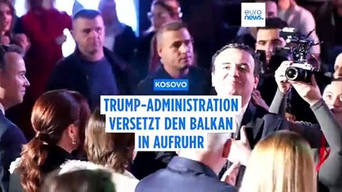 Video: Das plötzliche Engagement der neuen Trump-Regierung verwirrt Kosovo vor den Wahlen