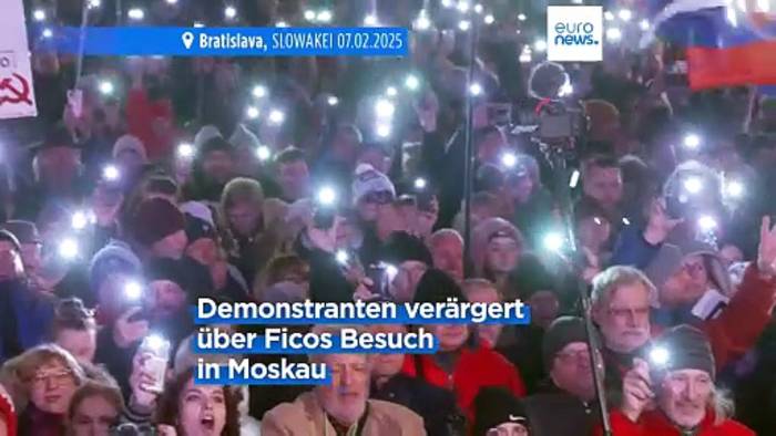 Video: Slowakei: Erneut Massenproteste gegen Ministerpräsident Robert Fico