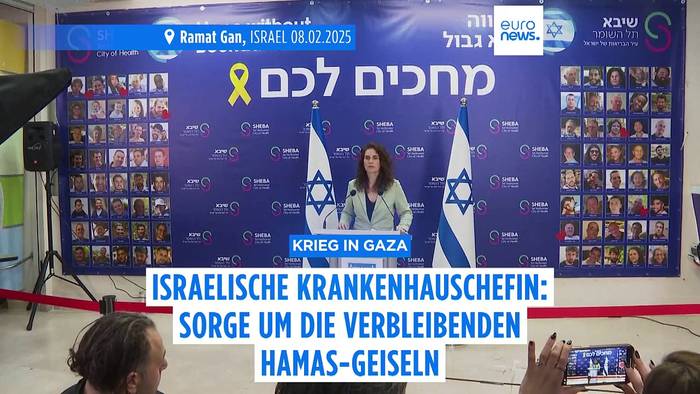 News video: Israelische Krankenhauschefin: Sorge um verbleibende Geiseln