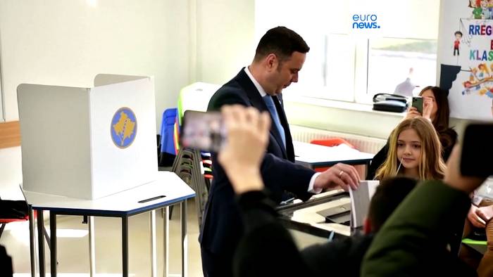 News video: Kosovo: Niedrige Wahlbeteiligung bei den Parlamentswahlen