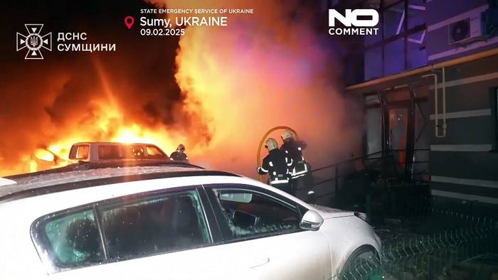 Video: Ukraine: Massive Welle von Drohnenangriffen Russlands - auch auf Sumy