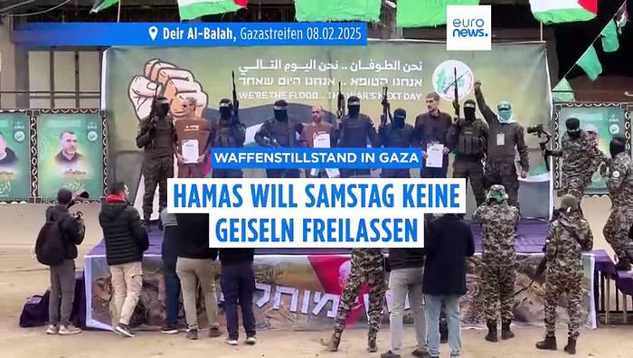 News video: Hamas wirft Israel Verletzung des Waffenstillstands vor und setzt Geiselfreilassung aus