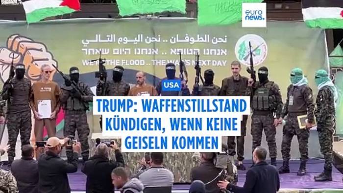 News video: Trump: Waffenstillstand kündigen, wenn Hamas Geiseln nicht bis Samstag freilässt