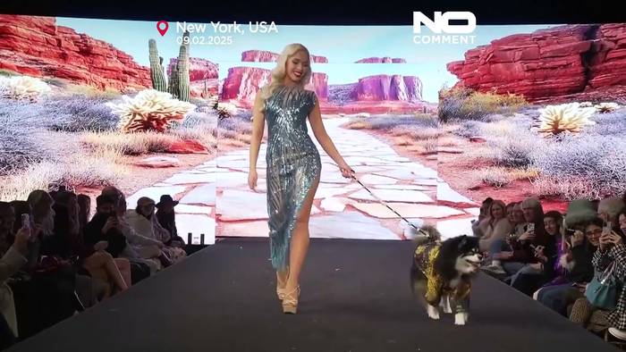 News video: Haute-Couture-Schau für Tiere auf der New York Fashion Week
