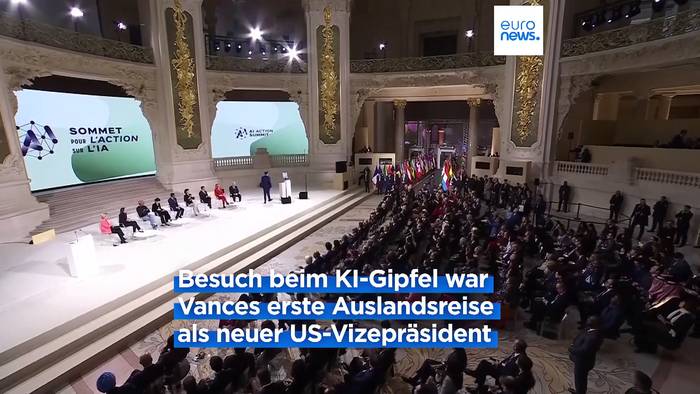 Video: US-Vizepräsident Vance warnt vor 