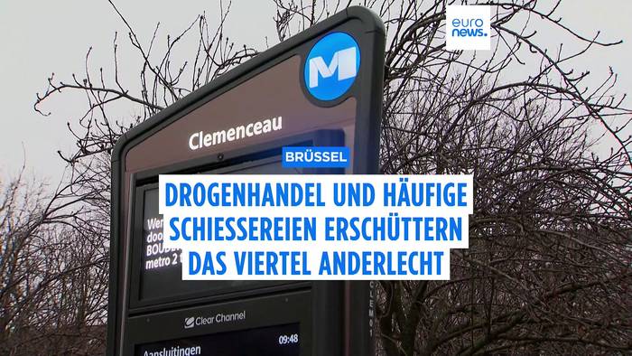 Video: Brüssel: Nach den Schießereien von mutmaßlichen Drogenbanden geht die Angst um