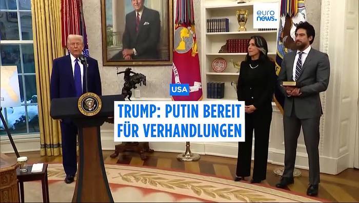 News video: Urkaine-Krieg: Trump und Putin wollen verhandeln - Europäer warnen vor Alleingang