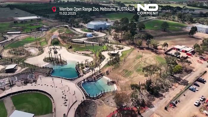News video: Elefantenherde wird in ein neues 21 Hektar großes Gehege im Werribee Zoo verlegt