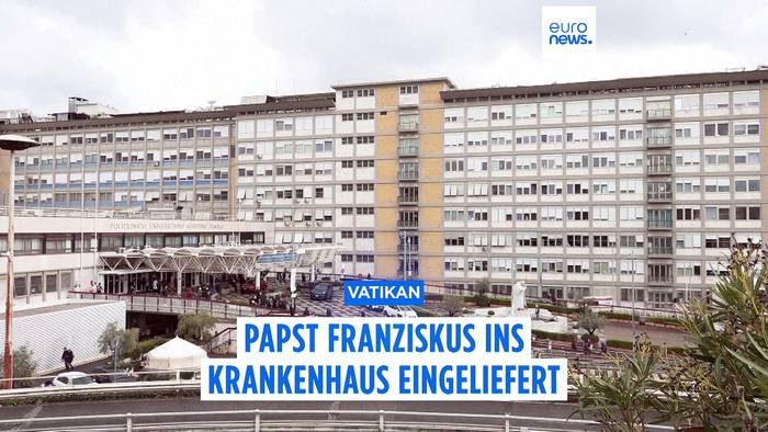 News video: Papst ins Krankenhaus eingeliefert