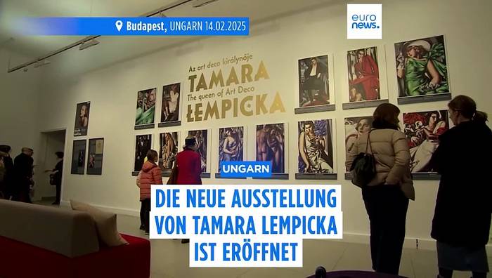 News video: Polnisches Institut in Budapest zeigt Fotoausstellung mit Gemälden von Tamara Lempicka