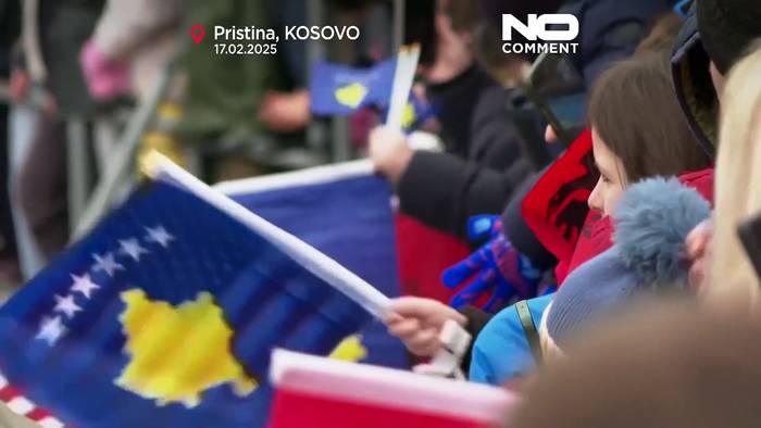 News video: Kosovo feiert den 17. Jahrestag seiner Unabhängigkeit