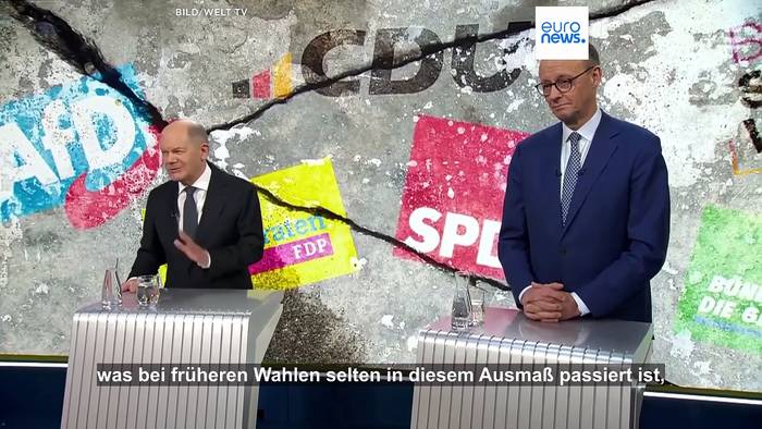 News video: Migration, Wirtschaft und Sicherheit: Die letzte Kanzlerdebatte vor der Bundestagswahl