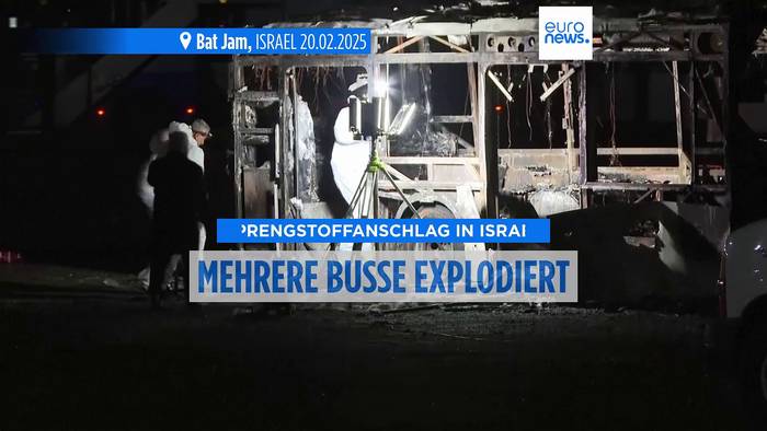 Video: Israel: Mehrere Busse explodieren