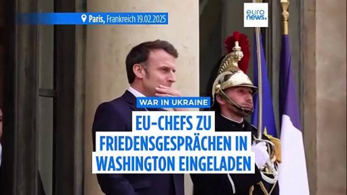 News video: Macron und Starmer zu Ukraine-Gesprächen ins Weiße Haus eingeladen