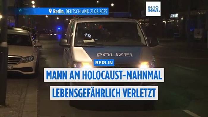 News video: Berlin: Mann am Holocaust-Mahnmal niedergestochen