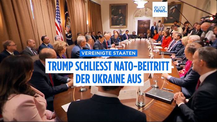 News video: Trump hält erste Kabinettssitzung mit Musk ab, will Ukraine nicht in NATO