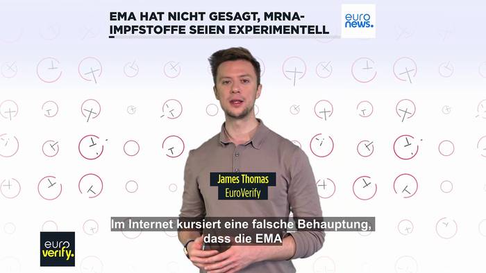 Video: Irreführende Behauptung: EMA hat mRNA-Impfstoffe nicht als 