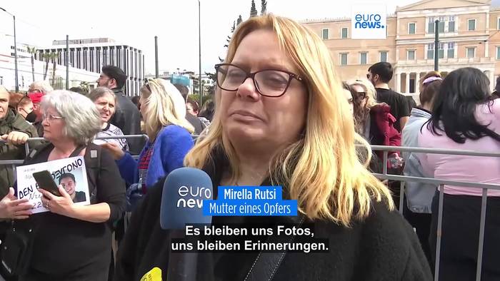 Video: Athen: Krawalle nach der Großkundgebung zur Zugtragödie