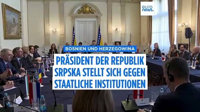 Video: Neue Gesetze der serbischen Republik in Bosnien lösen politische Krise aus