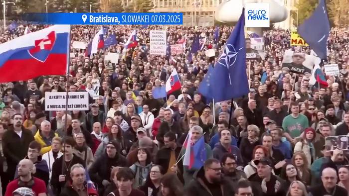 News video: Weitere Demonstrationen gegen Ministerpräsident Fico in der Slowakei