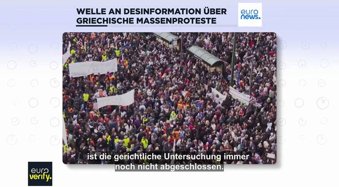 Video: Millionenfach geklickt: Gab es Massenproteste in Athen gegen Migration?