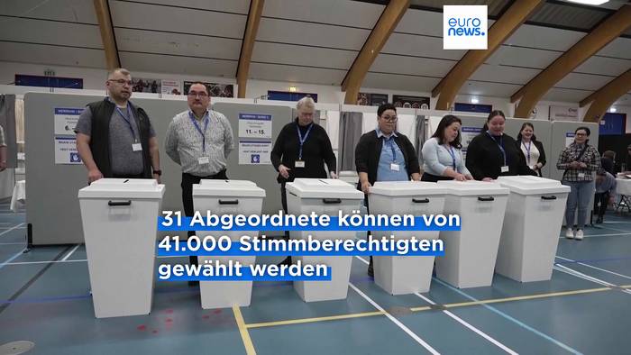 News video: Nach Trump-Aussagen: Großes Interesse an den Parlamentswahlen in Grönland