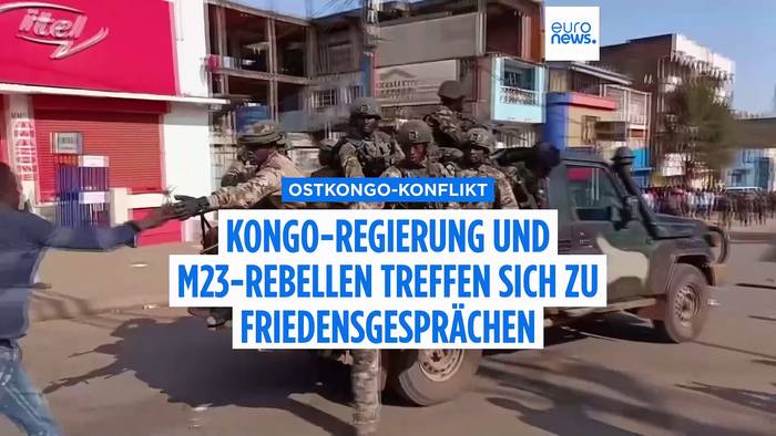 Video: Friedensgespräche zwischen kongolesischer Regierung und M23-Rebellen erwartet
