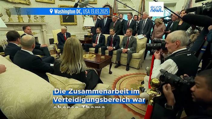 Video: Trump hält NATO-Chef Rutte bei Vorhaben zur Annexion Grönlands für 