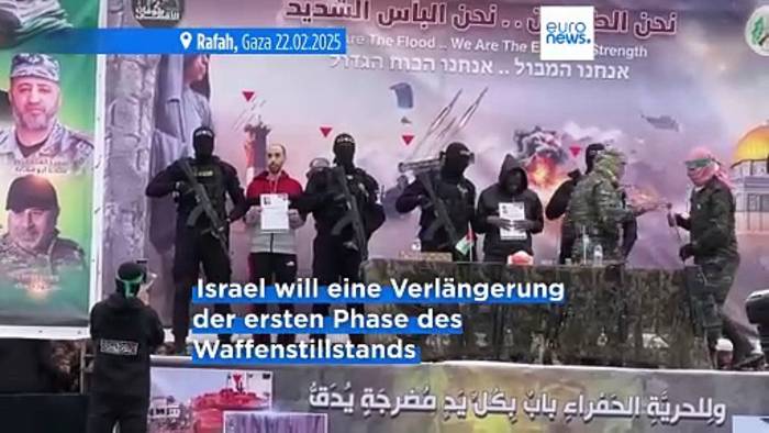 News video: Waffenstilstand in Gaza: Hamas will eine US-israelische Geisel und vier Leichen freigeben