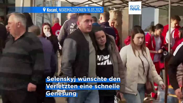 News video: Brand in einem Nachtclub in Nordmazedonien: 