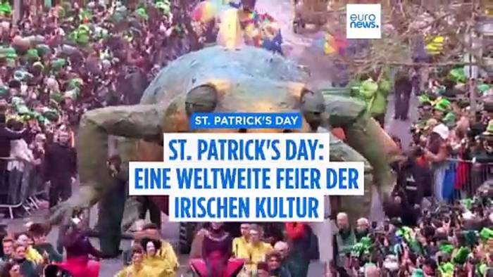News video: Feierlichkeiten zum St. Patrick's Day: Wie die Menschen weltweit feierten