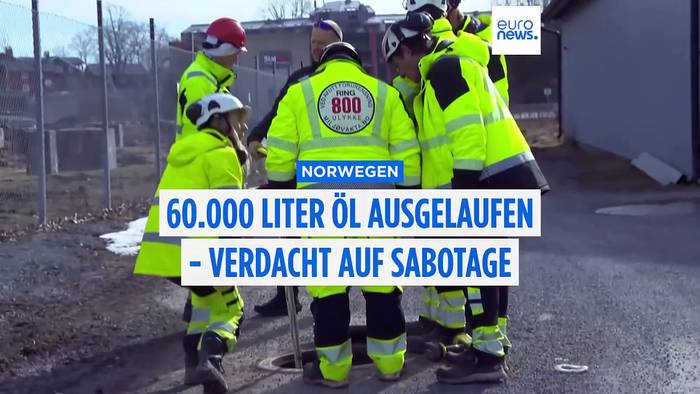 News video: 60 Tonnen Öl ausgelaufen: mutmaßlicher Sabotageakt in norwegischem Umspannwerk