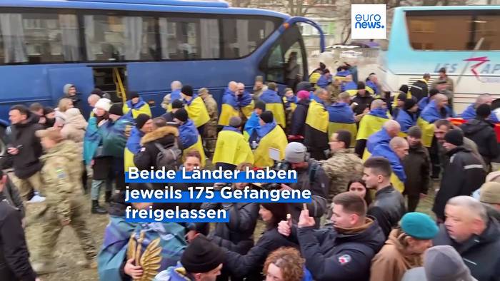 Video: Russland und die Ukraine tauschen Kriegsgefangene aus