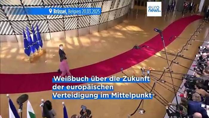 News video: EU-Gipfeltreffen: Sicherheit und Verteidigung im Fokus