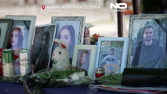 Video: Opfer des Nachtclubbrands in Nordmazedonien beigesetzt