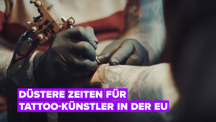 Video: Tattoo-Künstler bangen nach EU-weitem Farbenverbot um ihre Zukunft