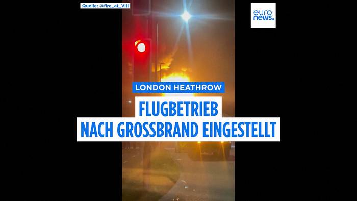 Video: Feuer, Blackout, Chaos: Europas größter Flughafen, Heathrow, ist 24 Stunden zu