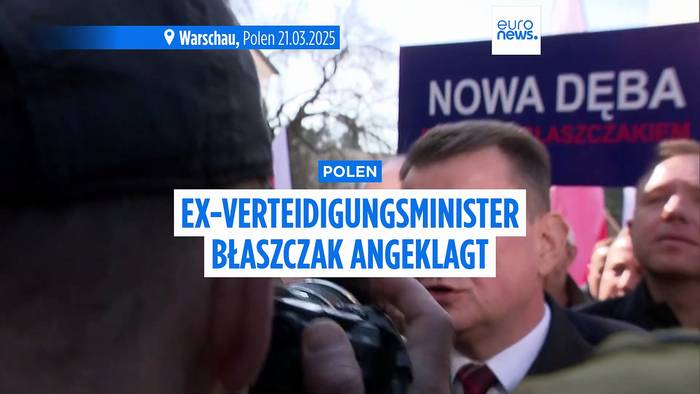 Video: Polen: Ex-Minister wegen Offenlegung von Verteidigungsplänen angeklagt